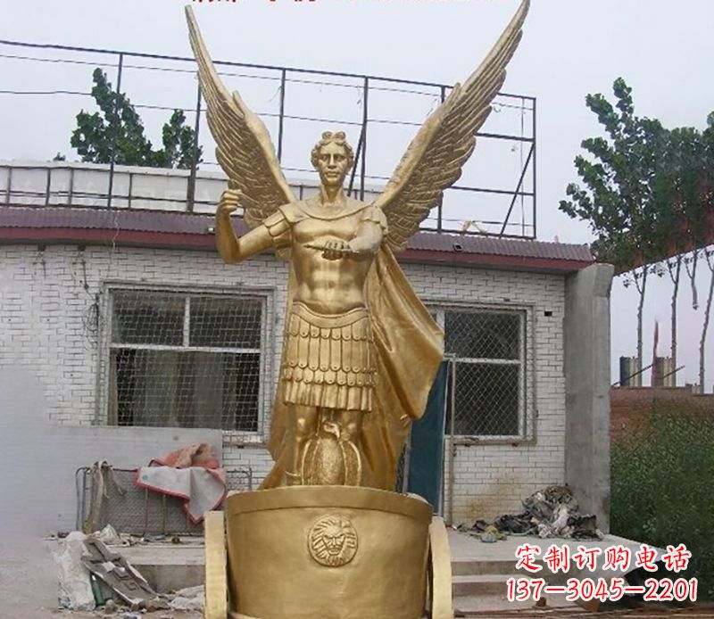 烟台阿波罗人物铜雕