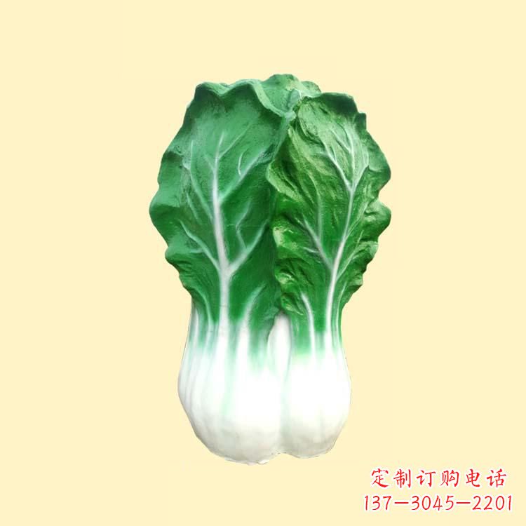 烟台白菜卡通雕塑