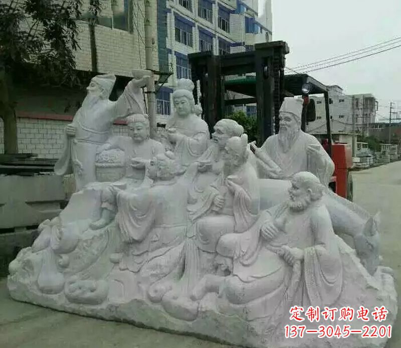 烟台八仙过海石雕