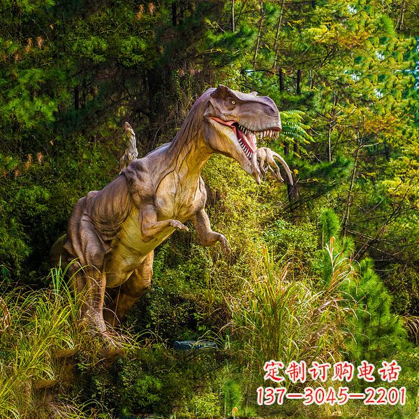 烟台霸王龙动物园仿真恐龙雕塑