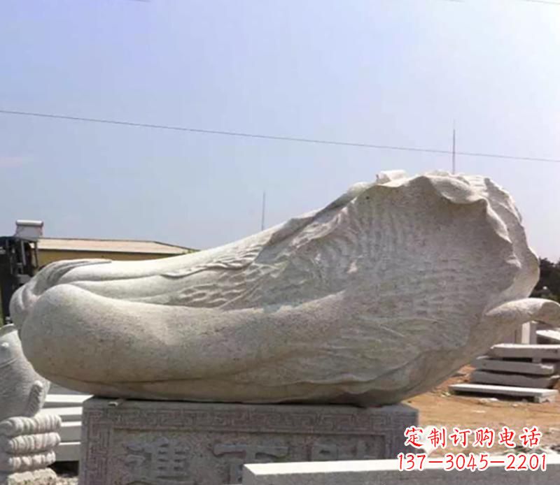 烟台白菜大理石雕塑