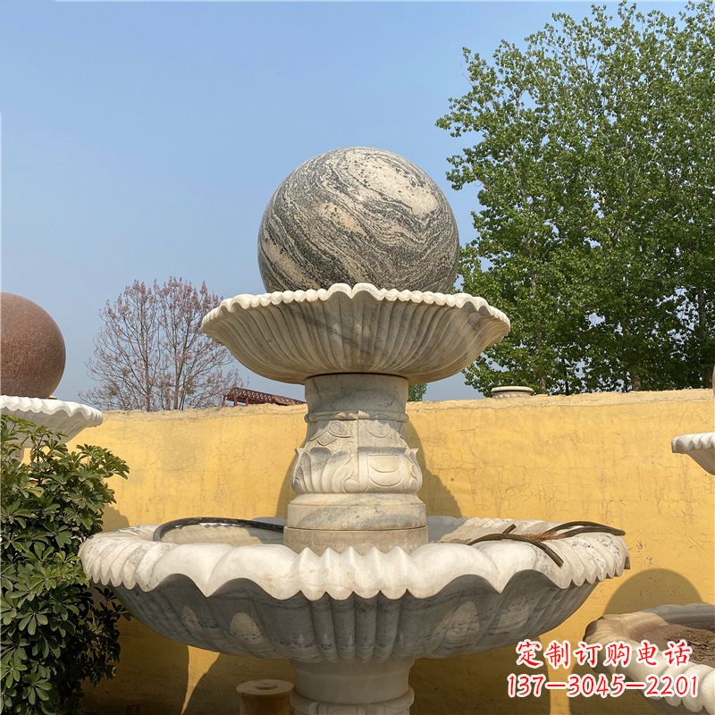 烟台瀑布景观白龙石喷泉雕塑