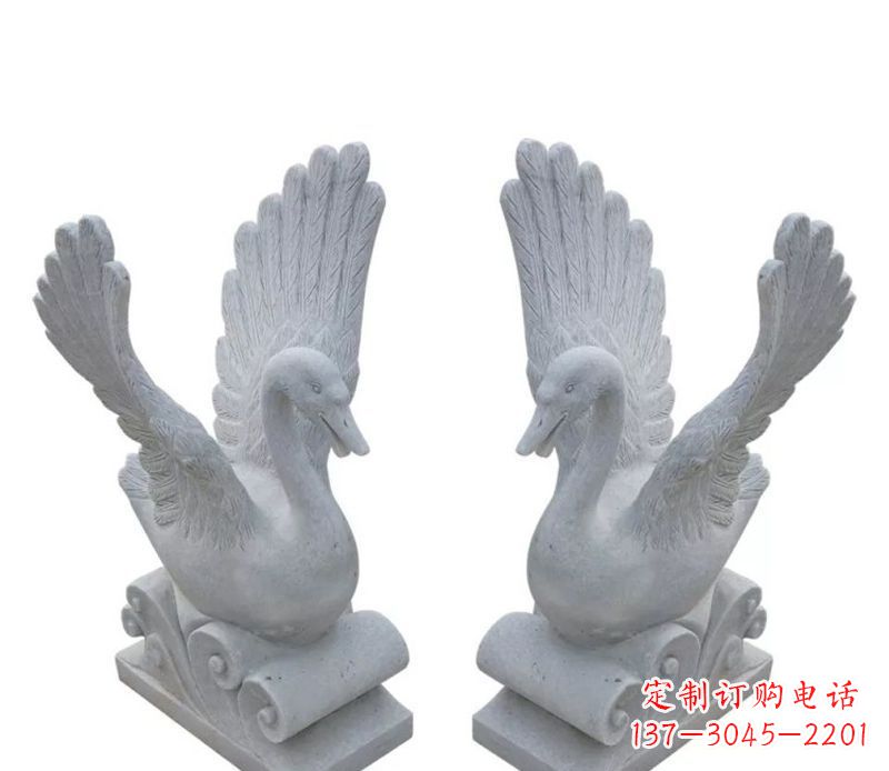 烟台天鹅之恋石雕