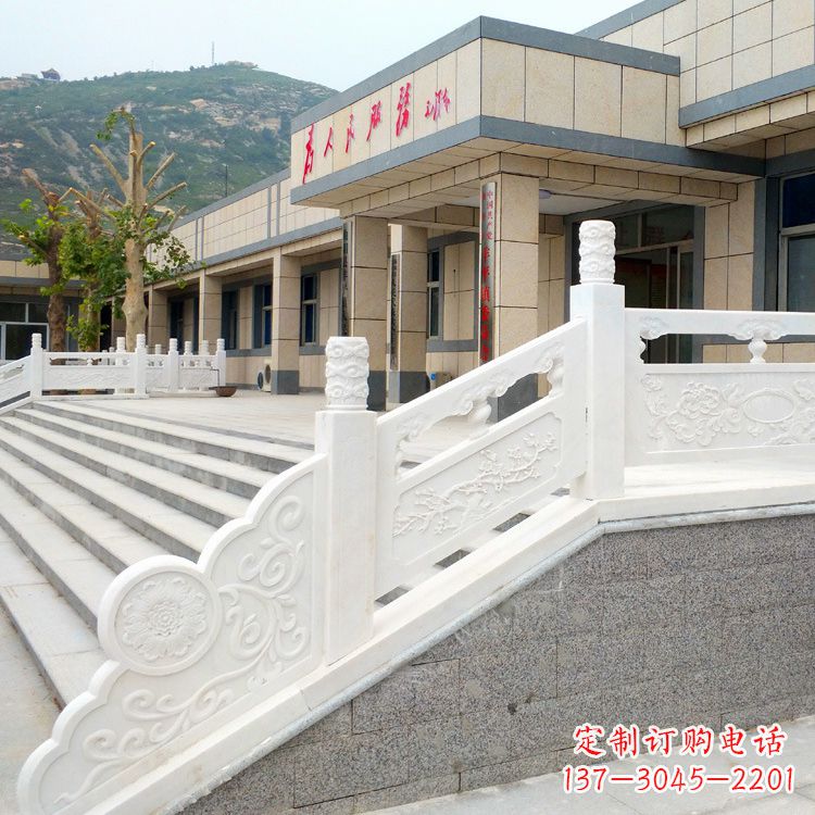 烟台白石精致栏板自然优雅的家居装饰