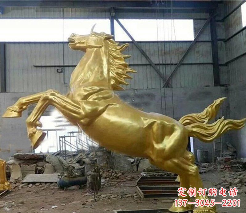 烟台精致马铜雕塑