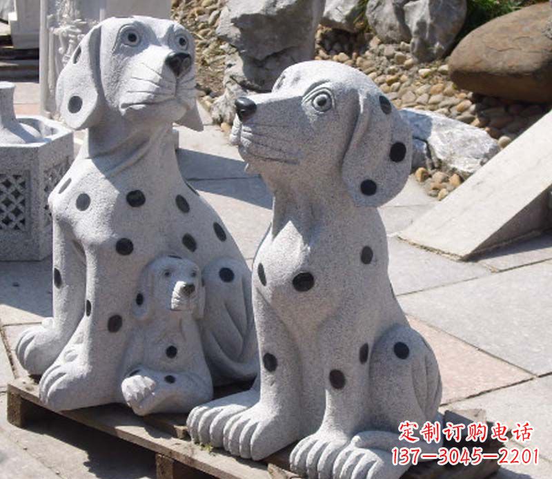 烟台新精美狗石雕