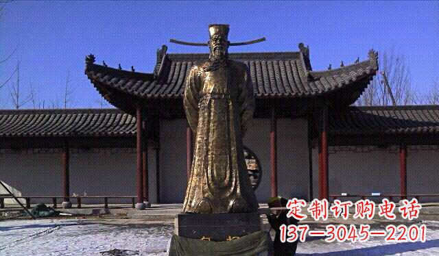 烟台包拯古代名人铜雕