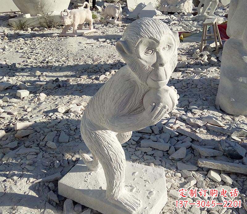 烟台“猴子石雕”——精致细腻的石头精雕