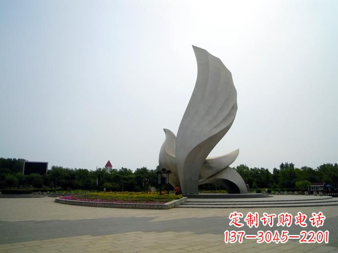 烟台鸽子飞翔北戴河奥林匹克公园精美雕像
