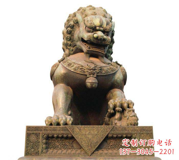 烟台北京狮大型狮子铜雕