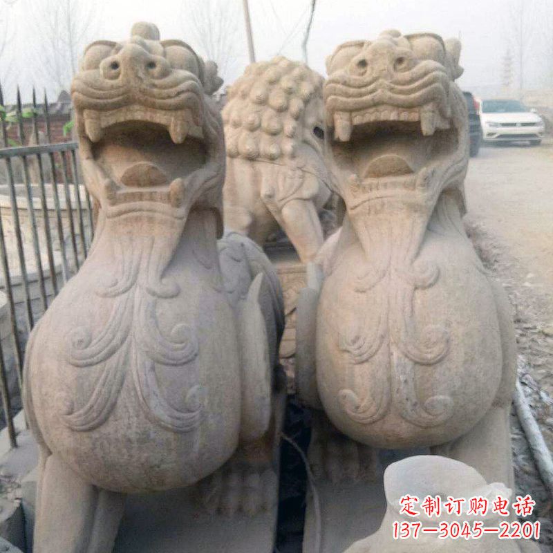 烟台狴犴仿古石雕塑