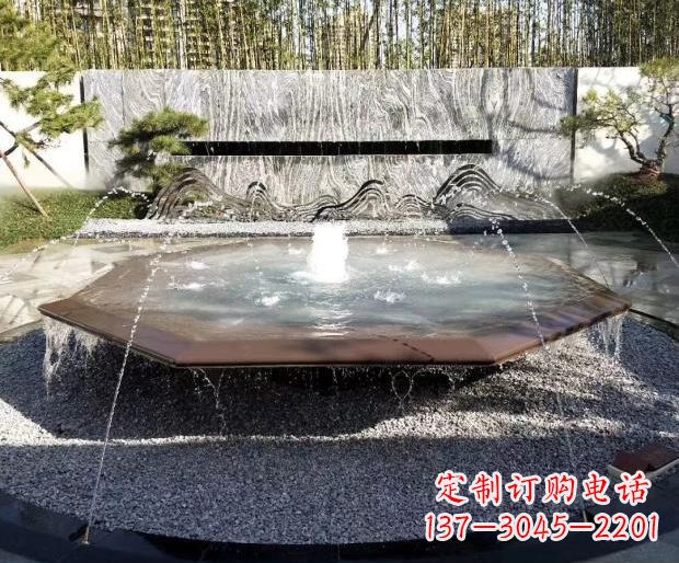 烟台别墅不锈钢假山雕塑