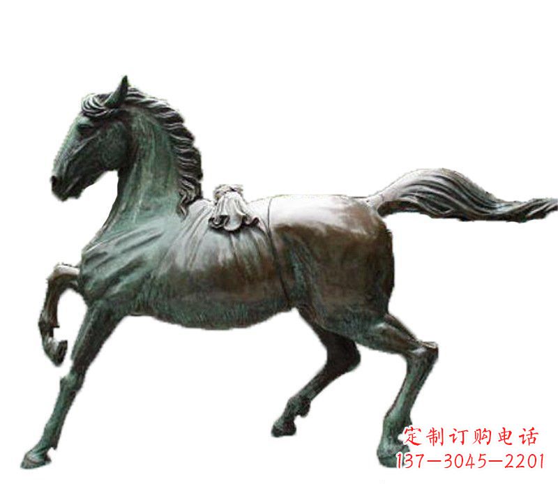 烟台别墅动物飞马铜雕摆件