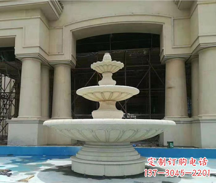 烟台精美多层喷泉石雕