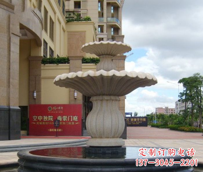 烟台喷泉石雕精美的欧式园林装饰