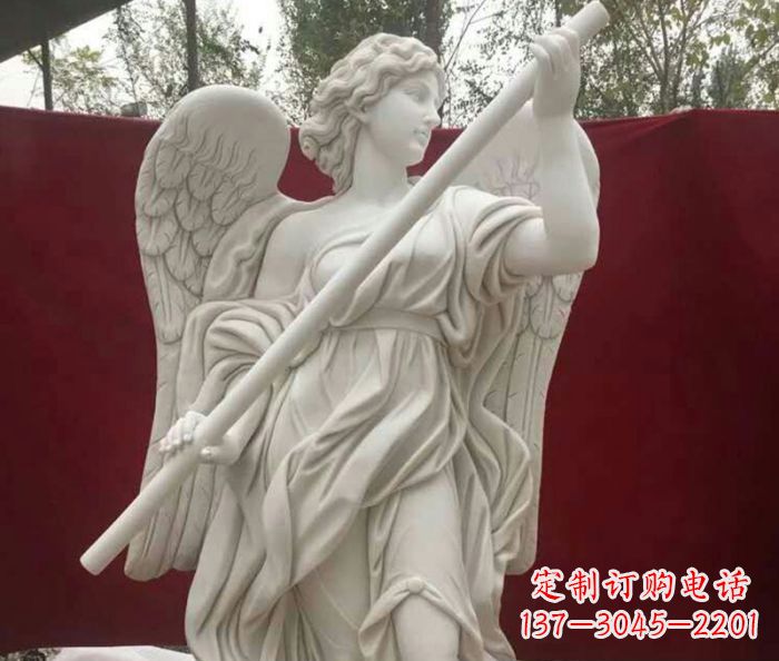 烟台别墅景观天使人物石雕