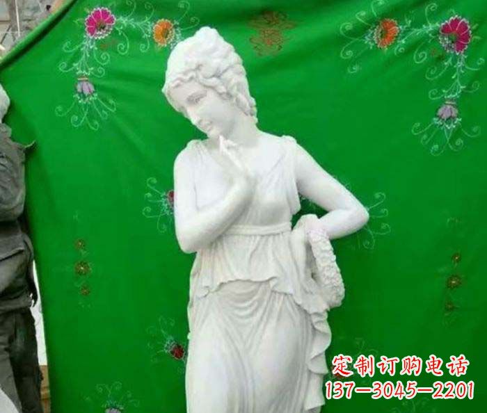 烟台别墅景观西方女人石雕