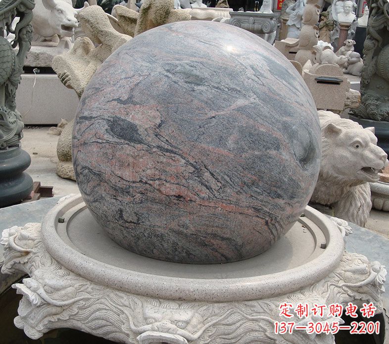 烟台别墅石雕喷泉