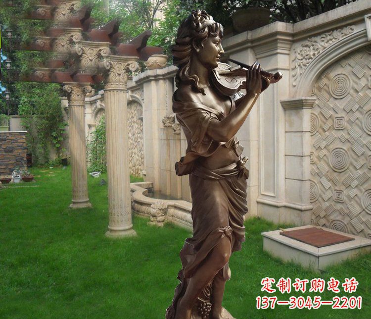 烟台玻璃钢女人雕塑