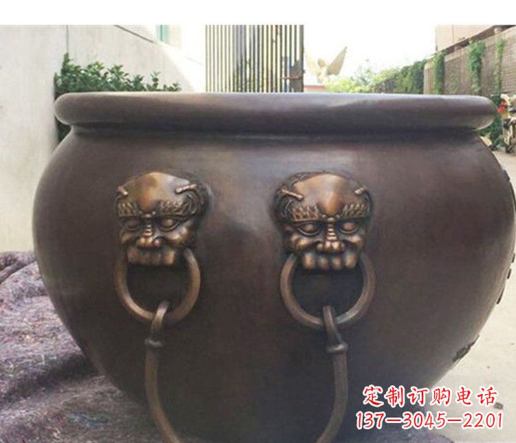 烟台铜质水缸