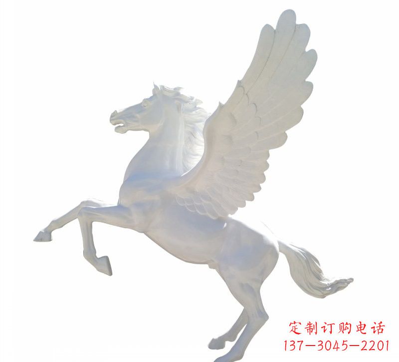 烟台新款玻璃钢飞马摆件