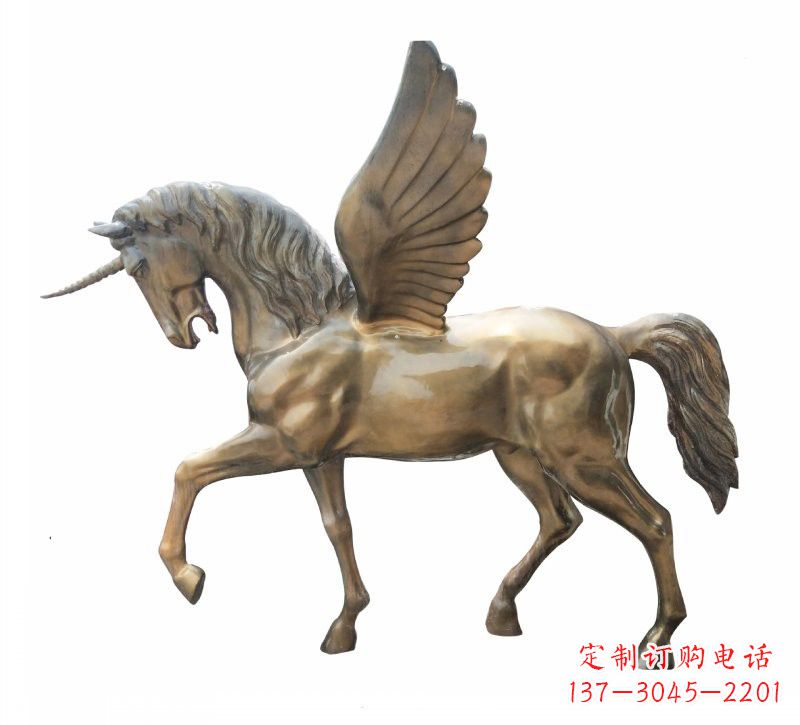 烟台独角兽雕塑玻璃钢的艺术之美