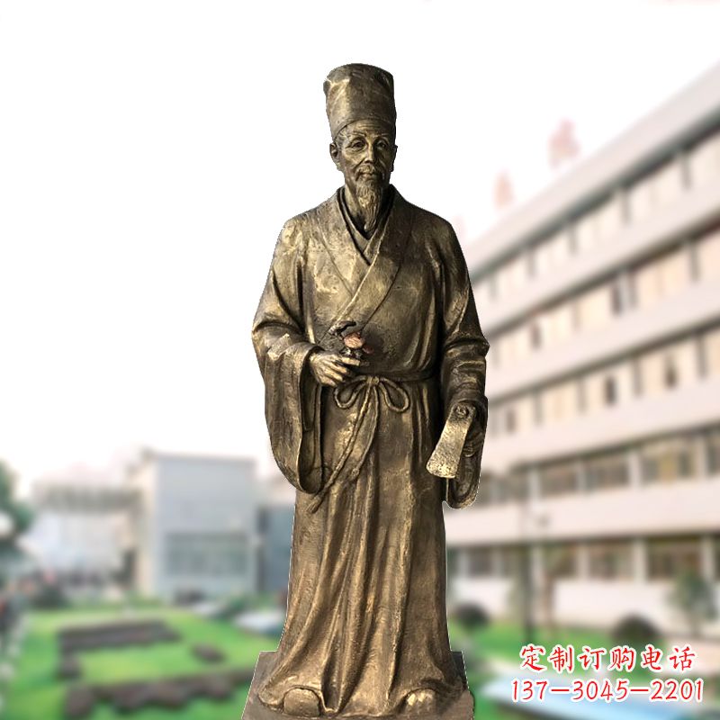 烟台李时珍药圣的雕塑艺术