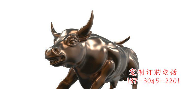 烟台玻璃钢仿铜牛公园动物雕塑视觉盛宴