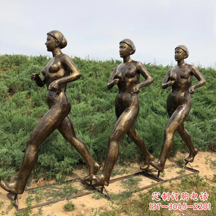 烟台玻璃钢仿铜女人雕塑精致细腻的艺术品