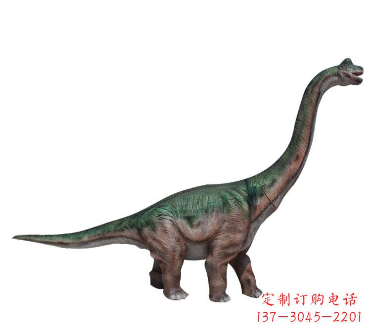 烟台玻璃钢仿真恐龙腕龙雕塑