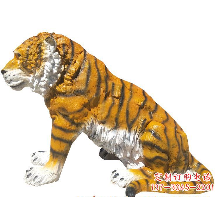 烟台玻璃钢老虎雕塑