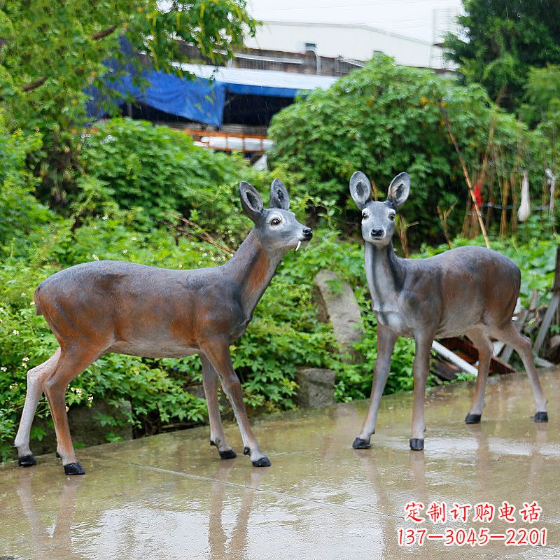 烟台精致玻璃钢动物雕塑