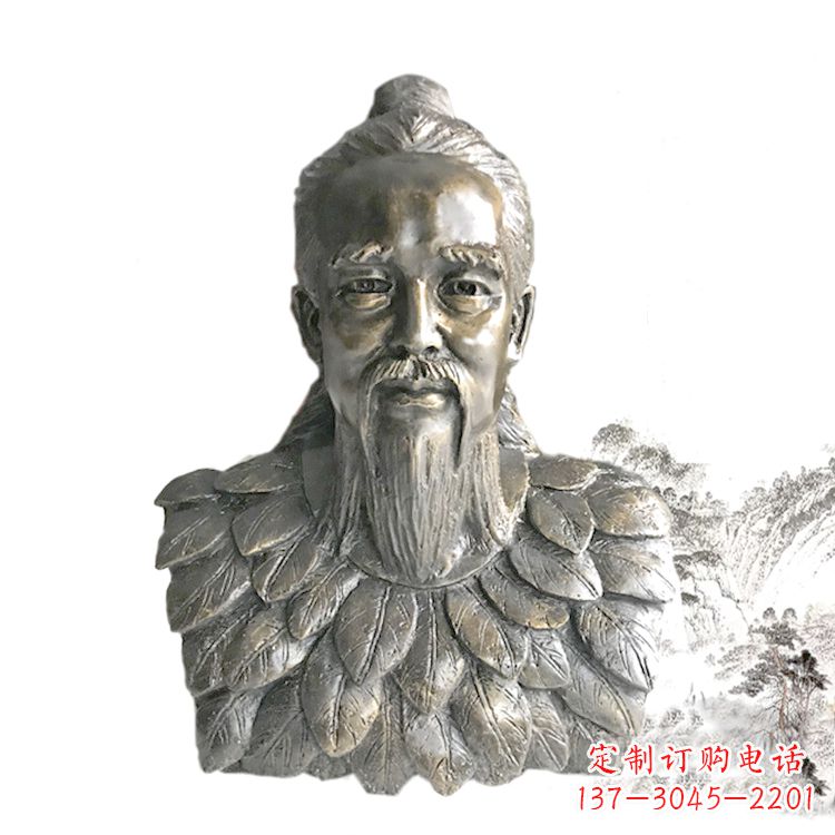 烟台伏羲雕塑中华神话灵魂的象征