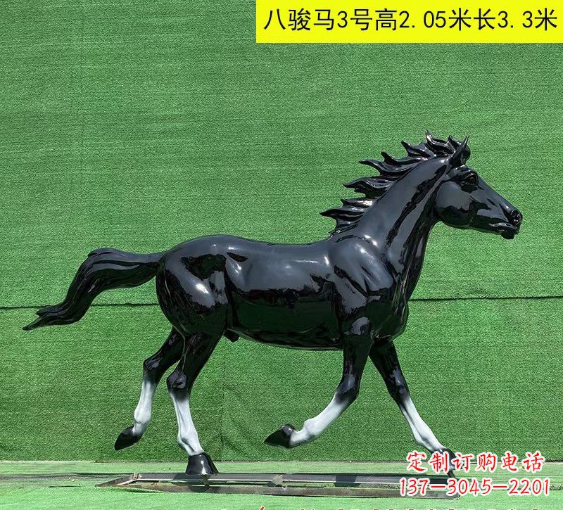 烟台玻璃钢马雕塑一种特殊的艺术品