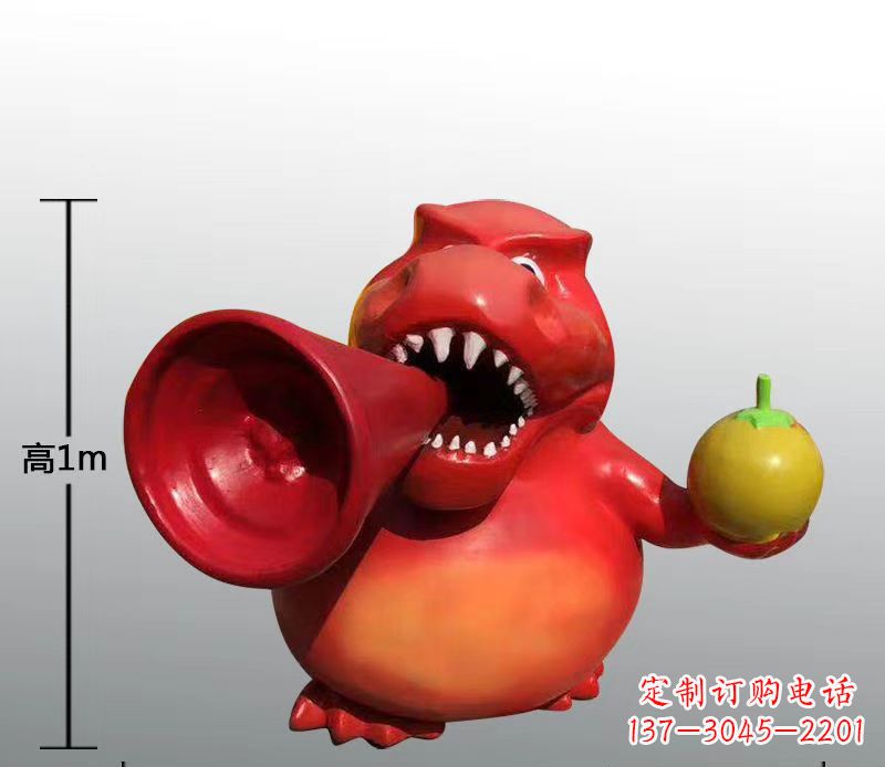 烟台玻璃钢卡通动物雕塑