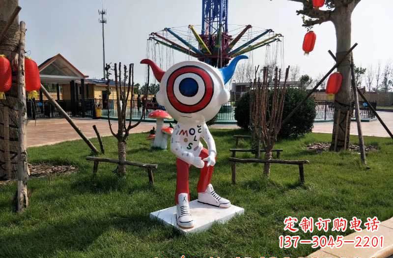 烟台玻璃钢卡通机器人——雕塑艺术的新灵感