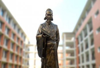 烟台祖冲之雕像——传承校园历史的象征