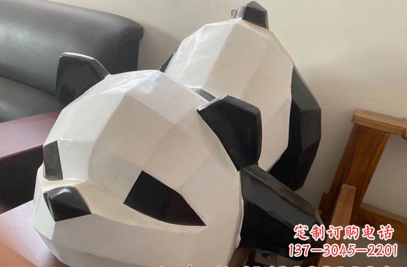 烟台玻璃钢熊猫雕塑