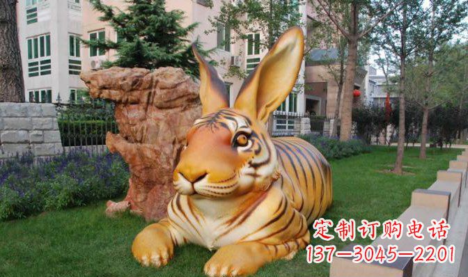 烟台玻璃钢兔子雕塑精致、经典、永恒