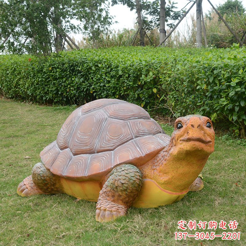 烟台玻璃钢乌龟雕塑一种具有传统文化意义的艺术品