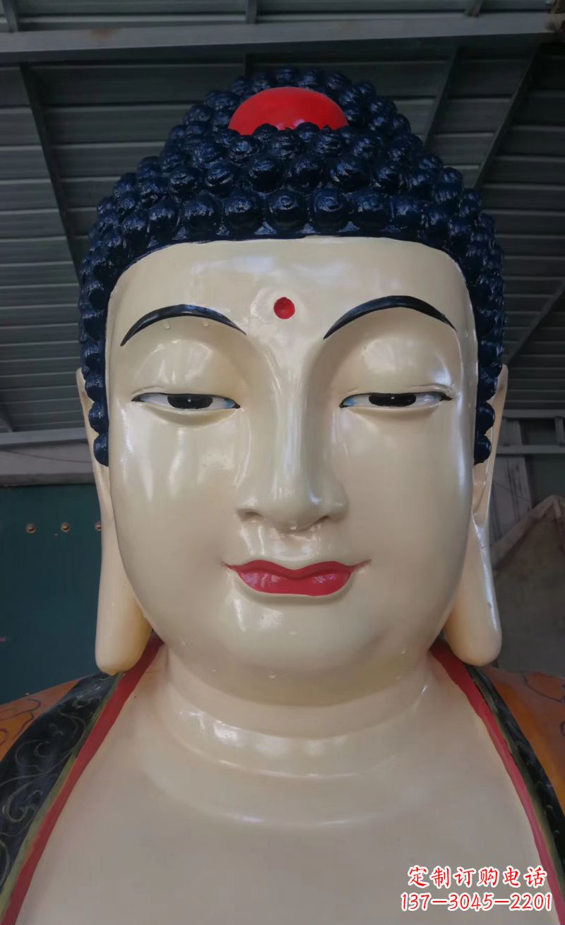 烟台玻璃钢宗教庙宇如来雕像宗教文化的艺术精粹