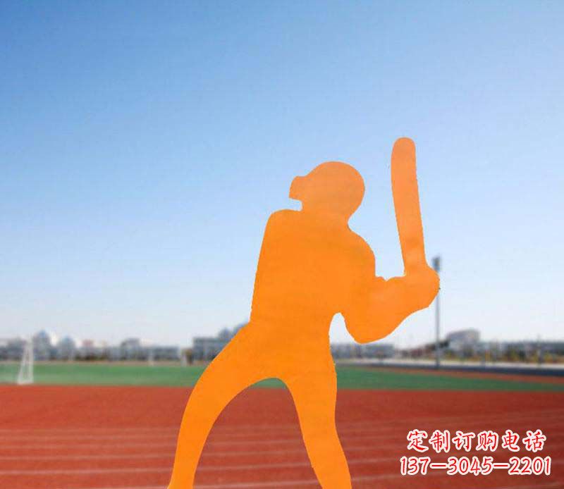 烟台不锈钢棒球雕塑精美的艺术品