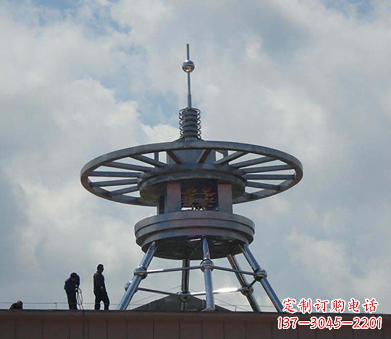 烟台不锈钢避雷针景观雕塑——安全防护与美丽结合