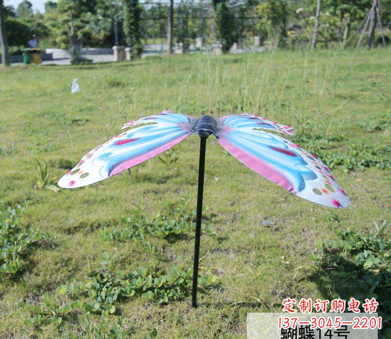 烟台不锈钢彩色蝴蝶雕塑艺术之美