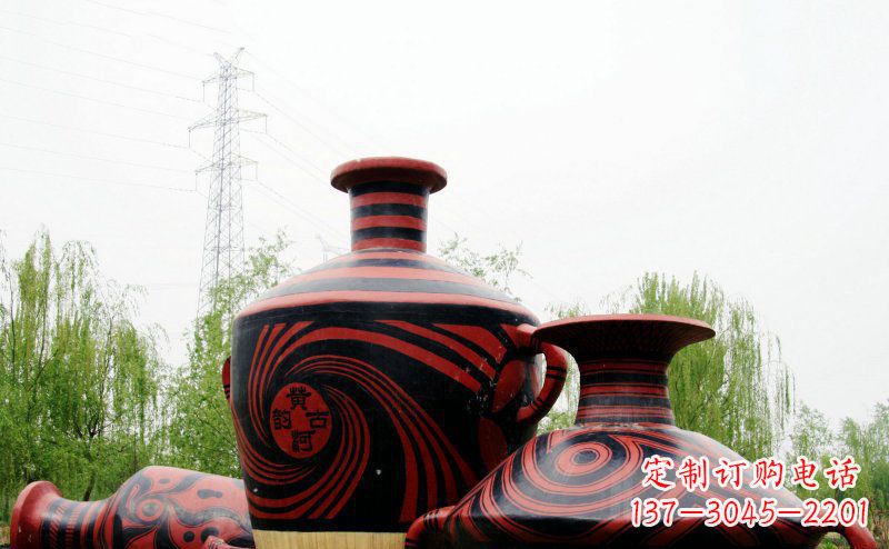 烟台不锈钢彩色花盆雕塑让空间更加精致