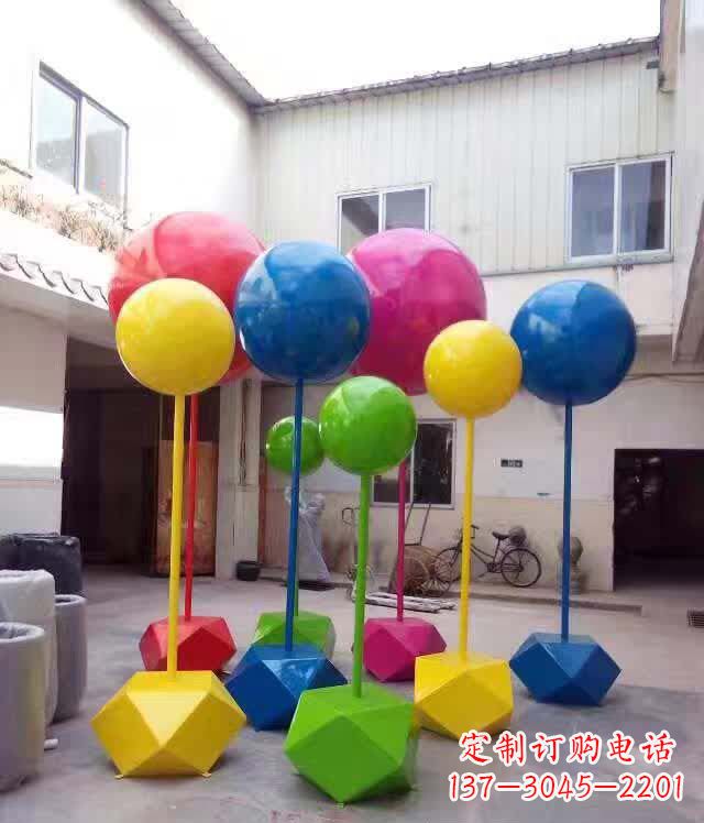 烟台不锈钢彩色气球雕塑艺术的绚丽缤纷