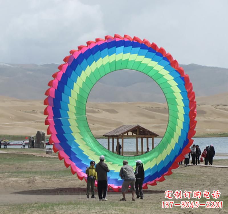 烟台不锈钢彩色圆环雕塑