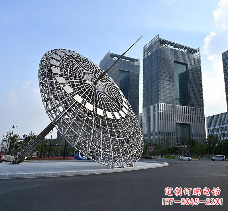 烟台不锈钢城市璀璨的摩天轮雕塑