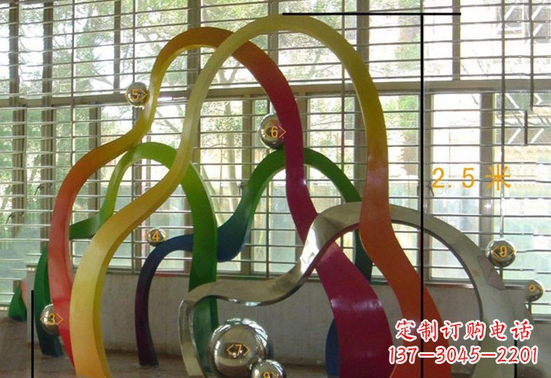 烟台不锈钢假山雕塑精致耐用的艺术品