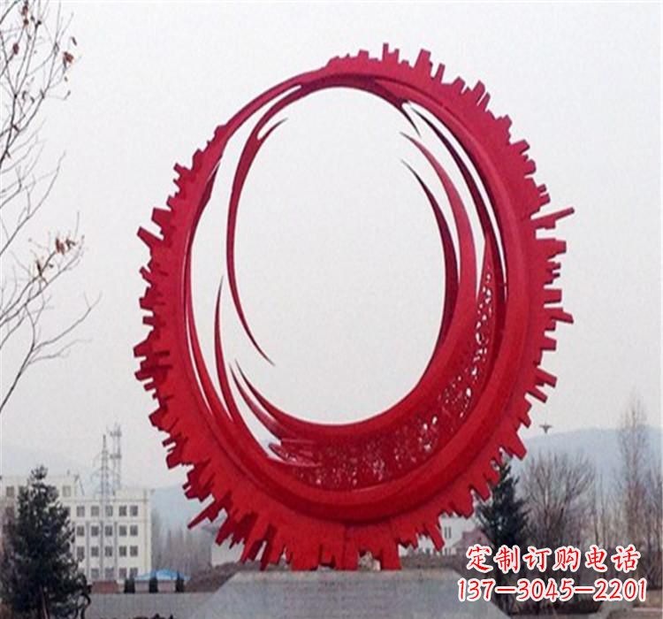 烟台不锈钢齿轮雕塑令人惊叹的精细艺术
